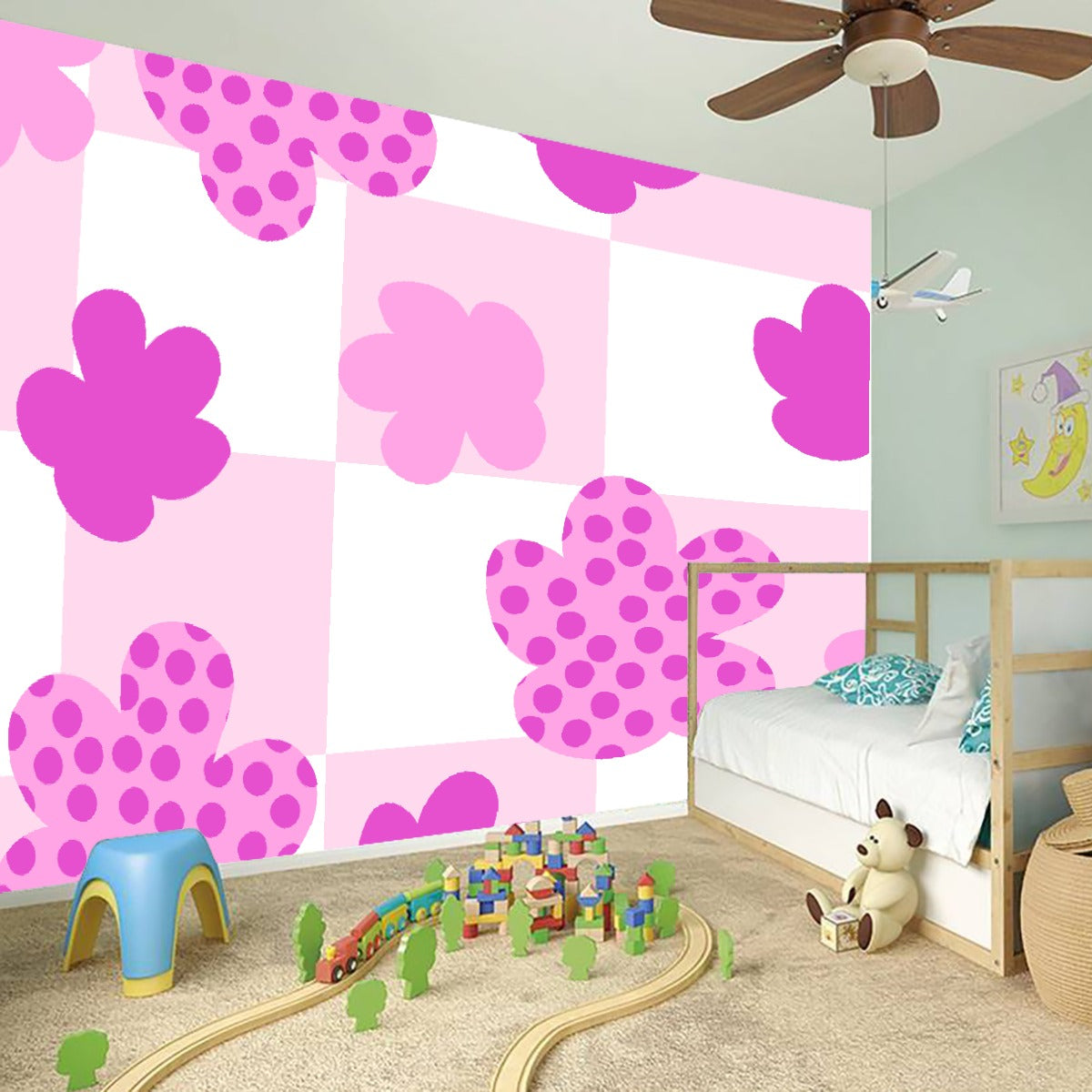 Wall Stickers Pink Flowers