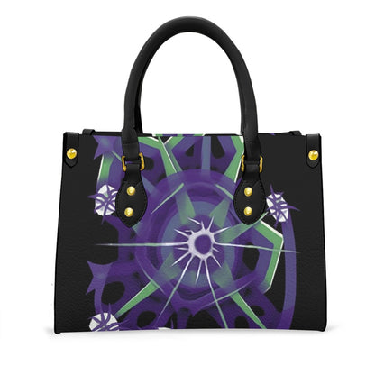 Women's Tote Bag With Black Handle