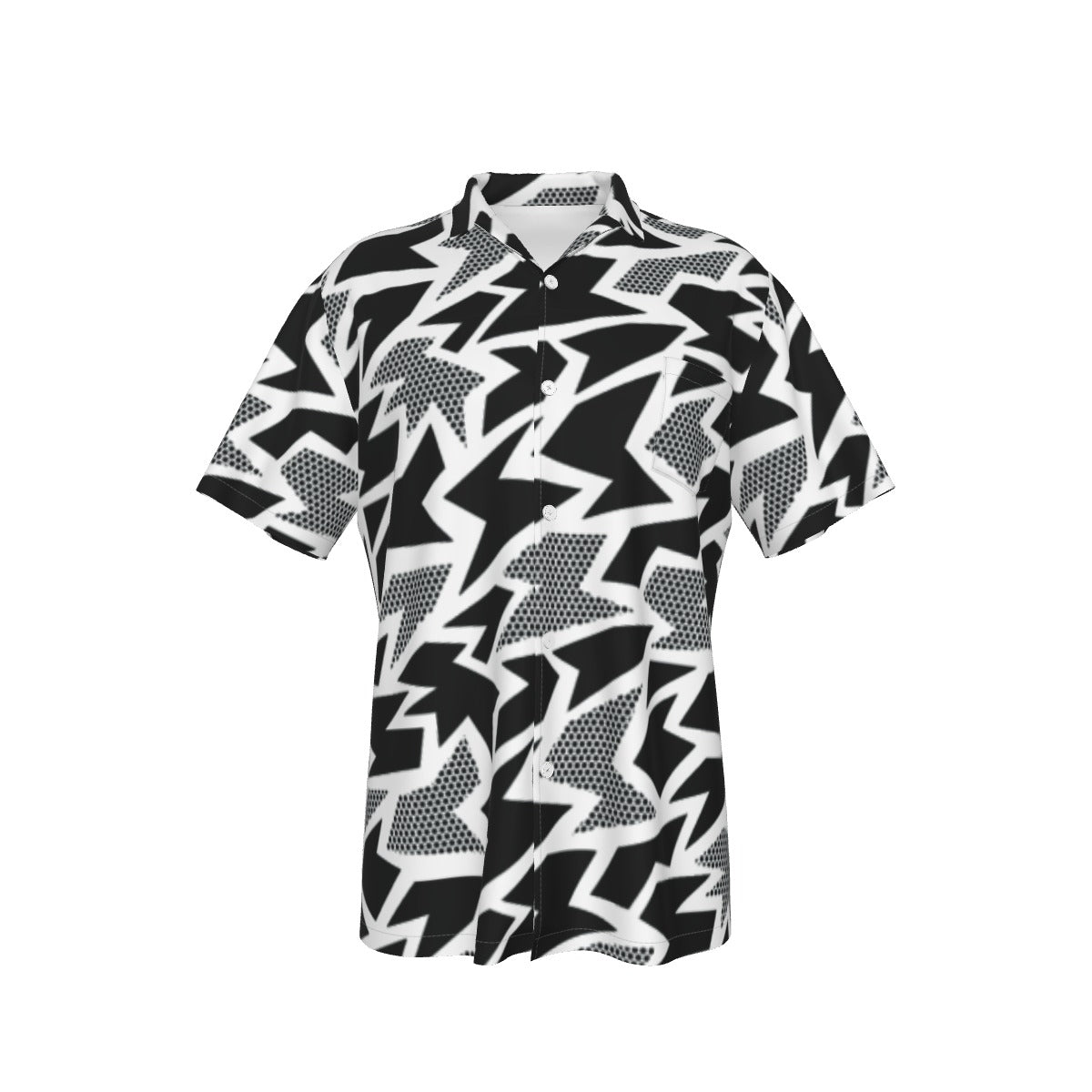 Men's Hawaiian Shirt With Pocket