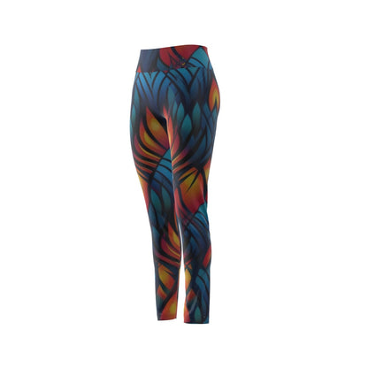 Women's High Waist Leggings | Side Stitch Closure Leggings "Colors"