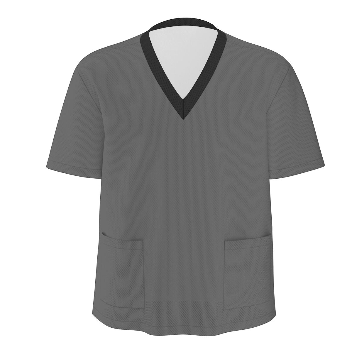 Unisex Scrub Set Birdseye Black and Gray