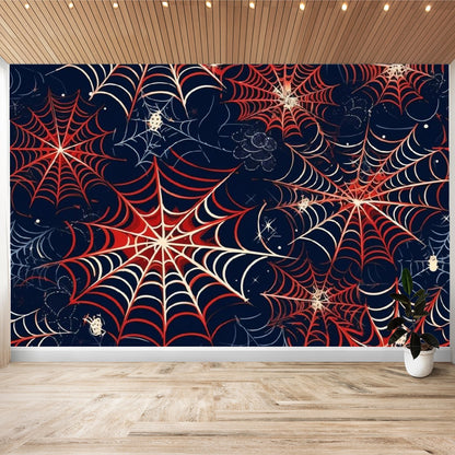 Wall Stickers Red and Blue Webb