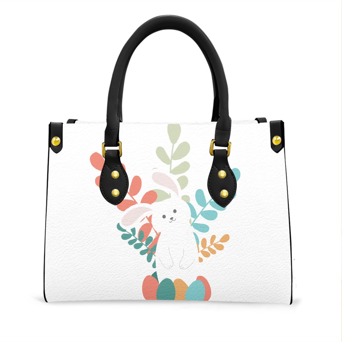 Women's Tote Bag With Black Handle