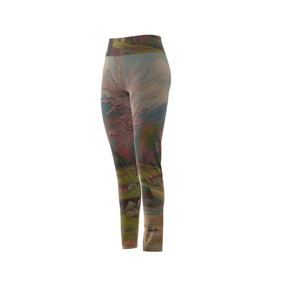 Leggings de cintura alta para mujer | Cierre con costura lateral "Pink Sky"