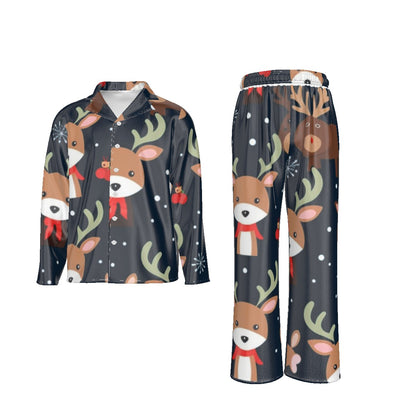 Holiday Men's Lapel Pajama Set