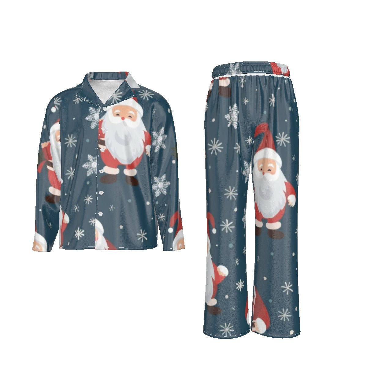 Holiday Men's Lapel Pajama Set