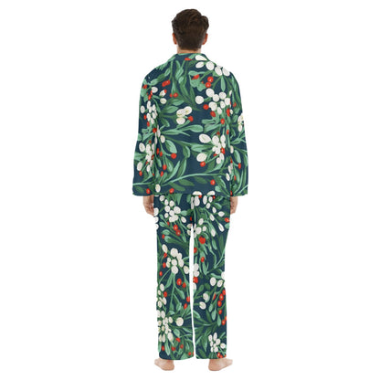 Holiday Men's Lapel Pajama Set