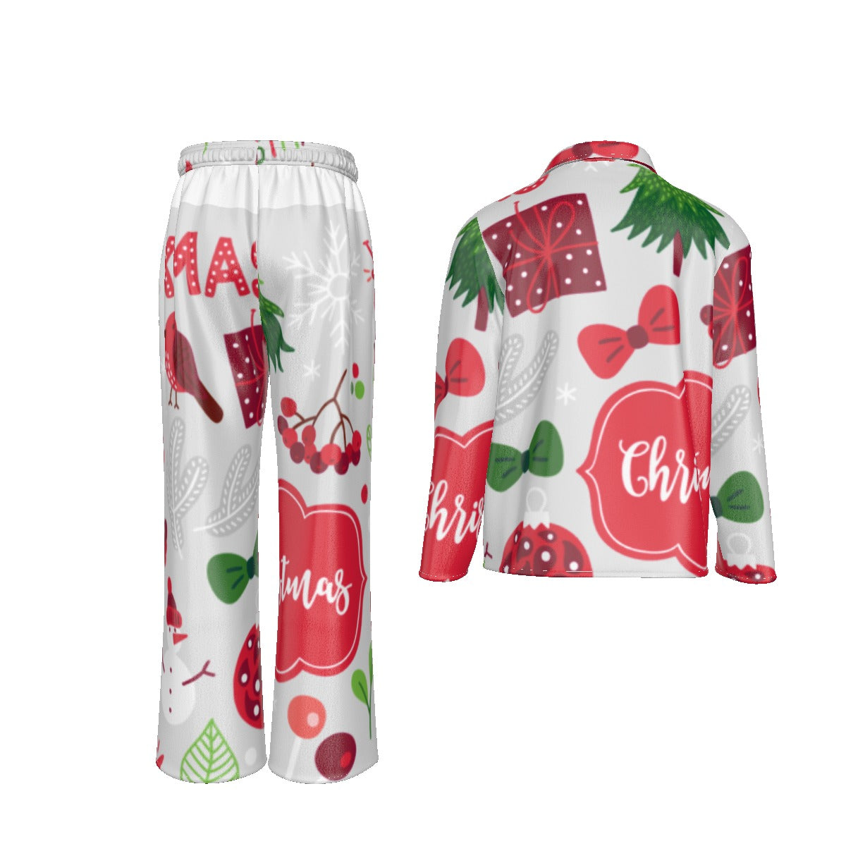 Holiday Men's Lapel Pajama Set