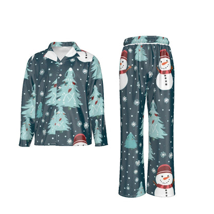 Holiday Men's Lapel Pajama Set