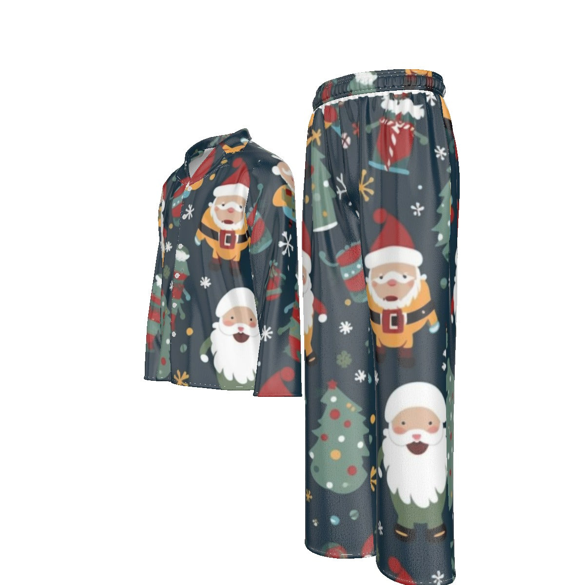 Holiday Men's Lapel Pajama Set