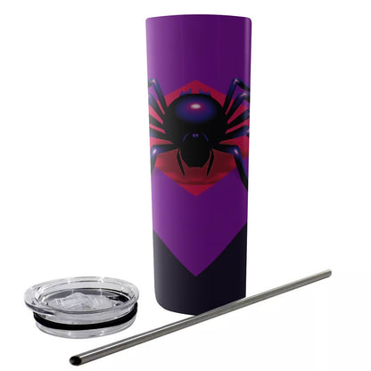 Glitter Tumbler With Stainless Steel Straw 20oz