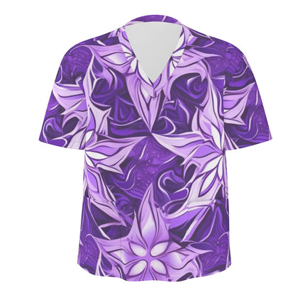 Unisex Scrub Set Birdseye Purple Designs