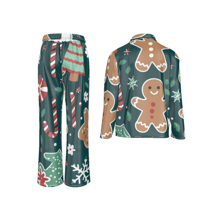 Holiday Men's Lapel Pajama Set