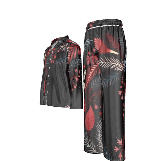 Holiday Men's Lapel Pajama Set