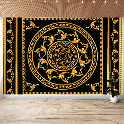 Wall Stickers Black and Gold