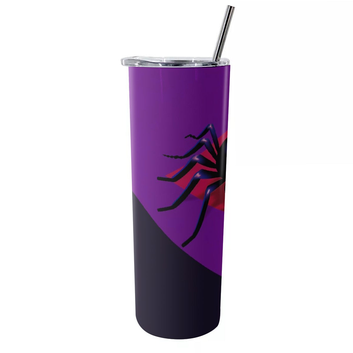 Glitter Tumbler With Stainless Steel Straw 20oz