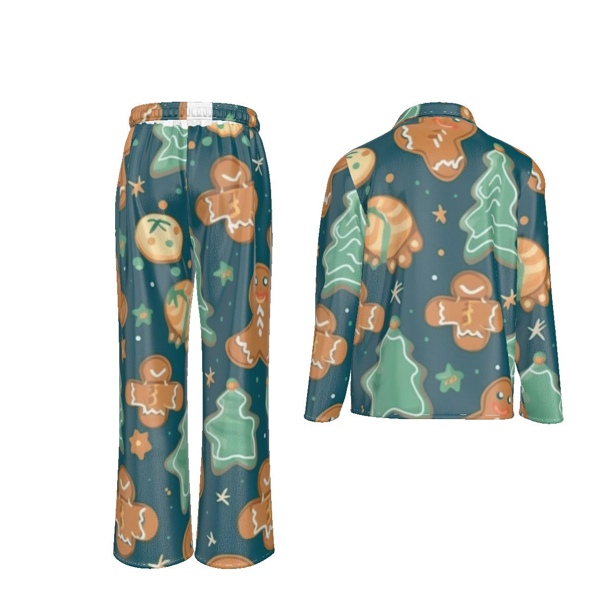 Holiday Men's Lapel Pajama Set