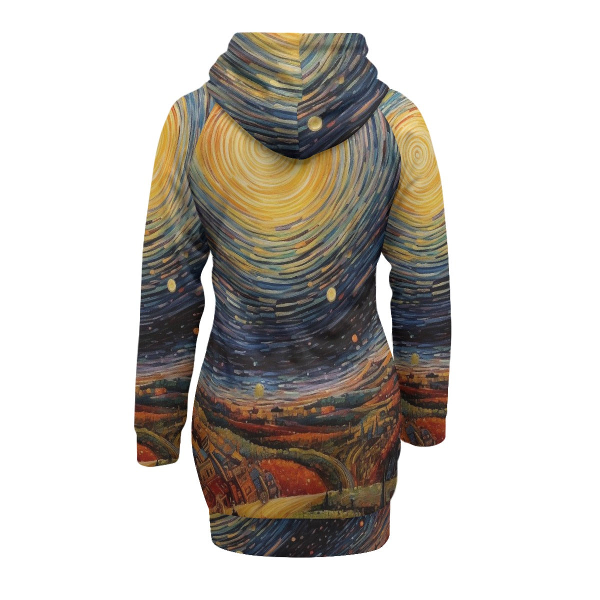 Women's Pullover Hoodie With Raglan Sleeve