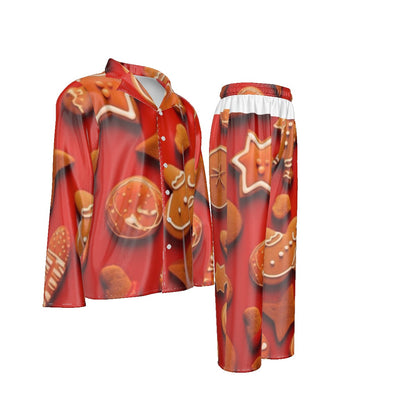 Holiday Men's Lapel Pajama Set