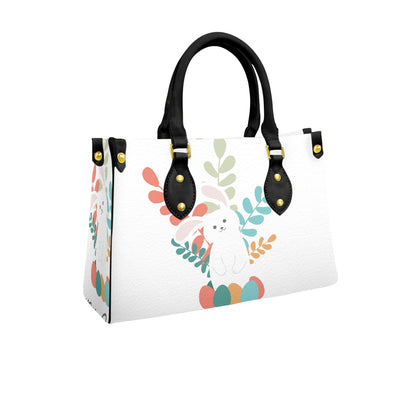 Women's Tote Bag With Black Handle