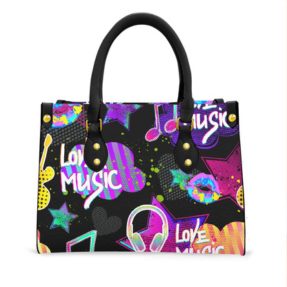 Women's Tote Bag With Black Handle