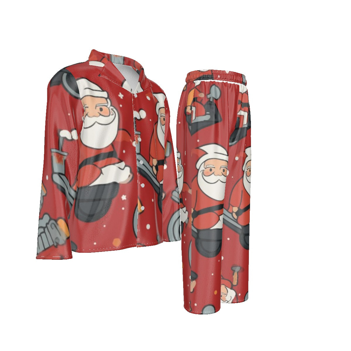 Holiday Men's Lapel Pajama Set