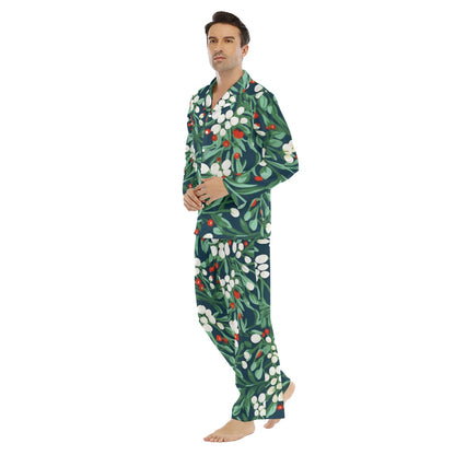 Holiday Men's Lapel Pajama Set