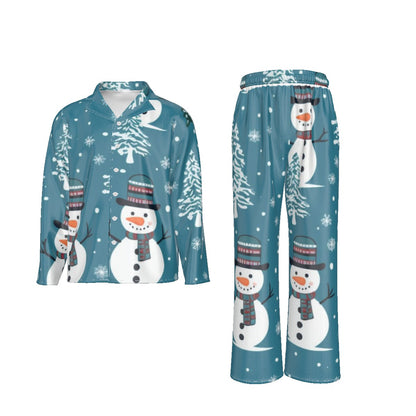 Holiday Men's Lapel Pajama Set