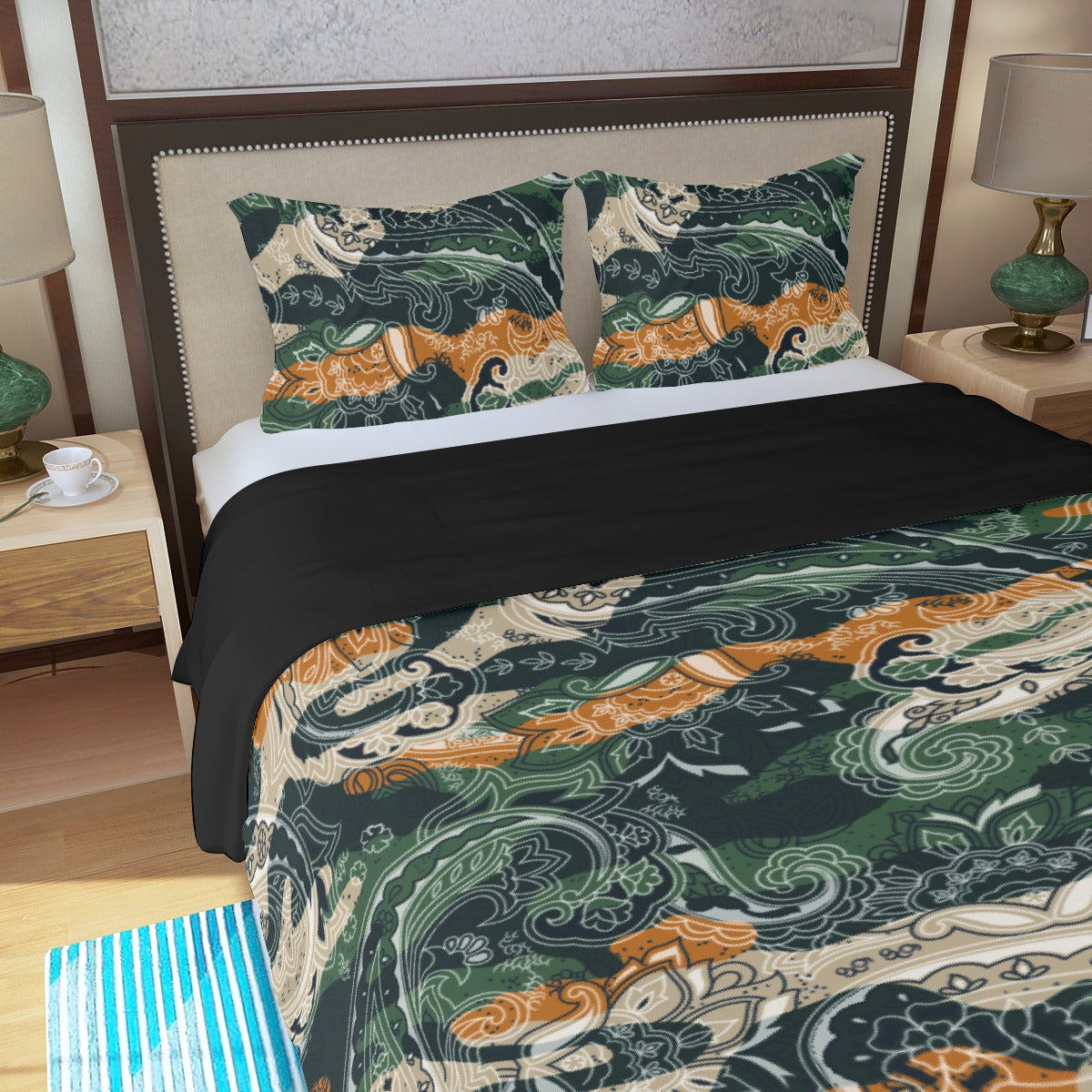 Three Piece Duvet Bedding Set Camo