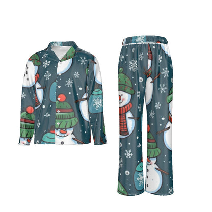 Holiday Men's Lapel Pajama Set