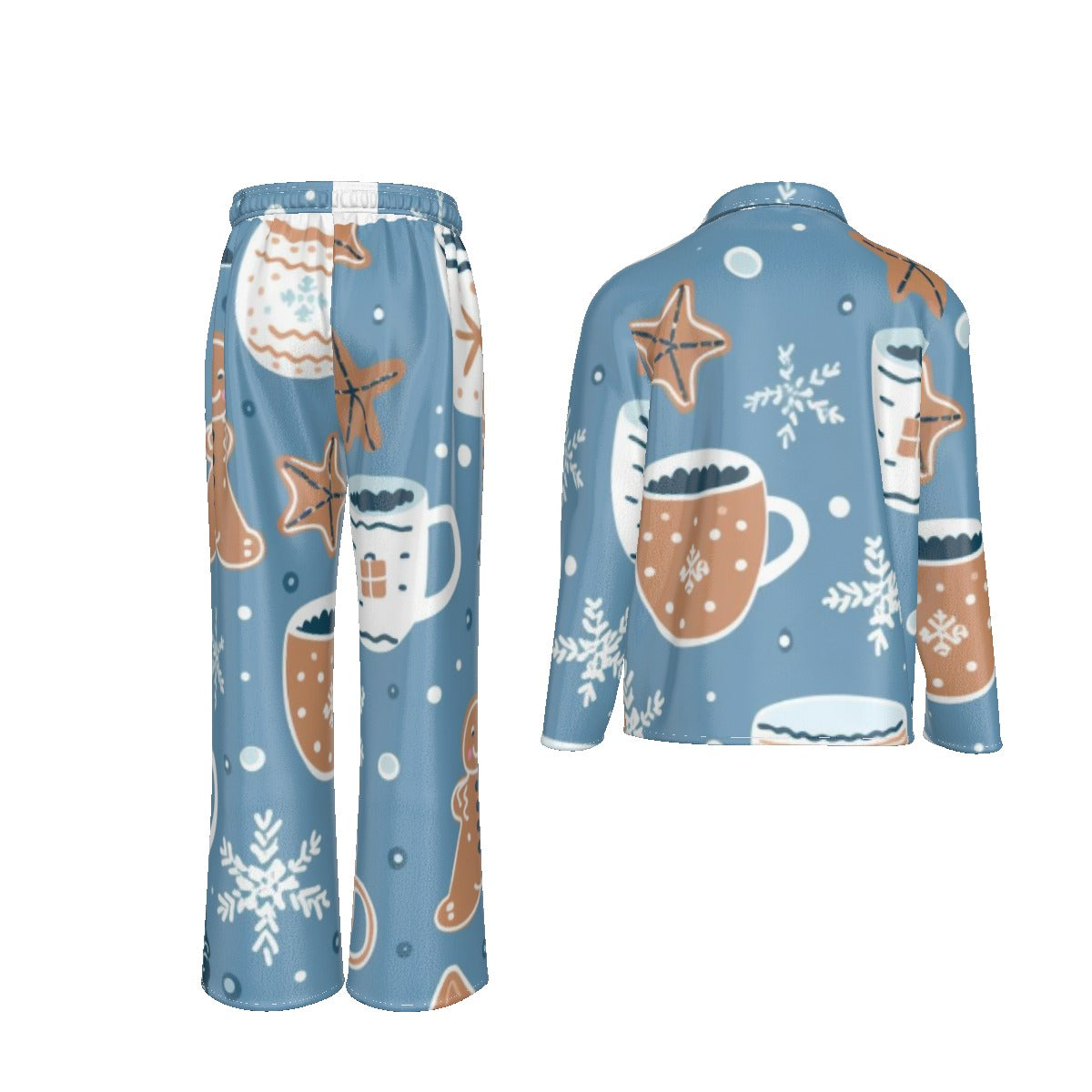 Holiday Men's Lapel Pajama Set