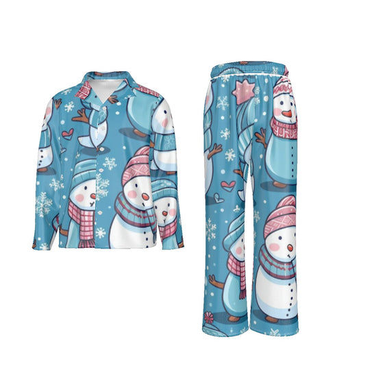 Holiday Men's Lapel Pajama Set