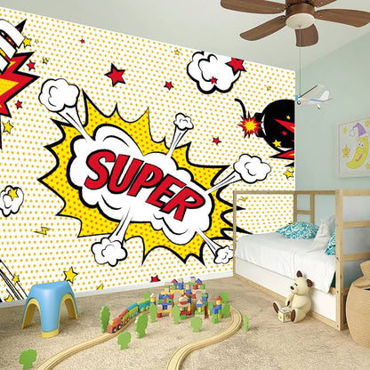 Wall Stickers Super Hero Words