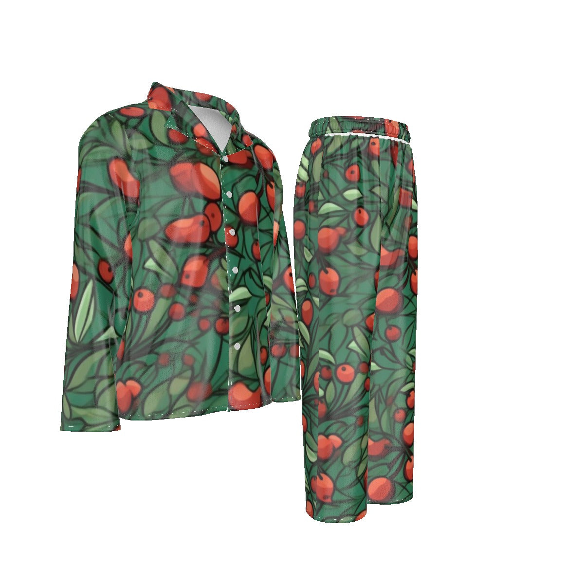 Holiday Men's Lapel Pajama Set