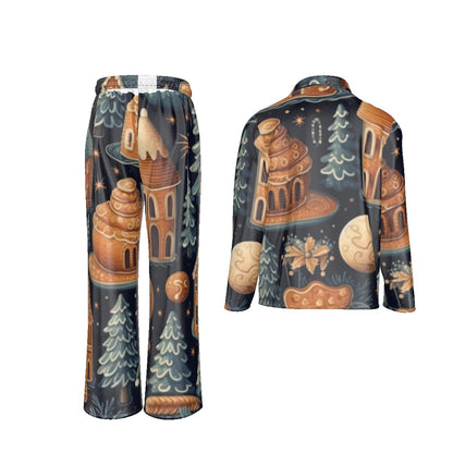 Holiday Men's Lapel Pajama Set