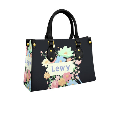 Women's Tote Bag With Black Handle