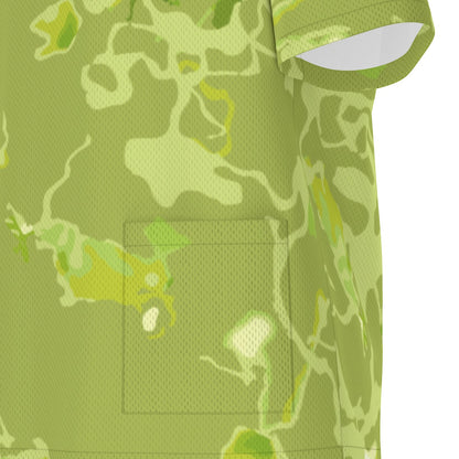 Unisex Scrub Set Birdseye Camo Light Green