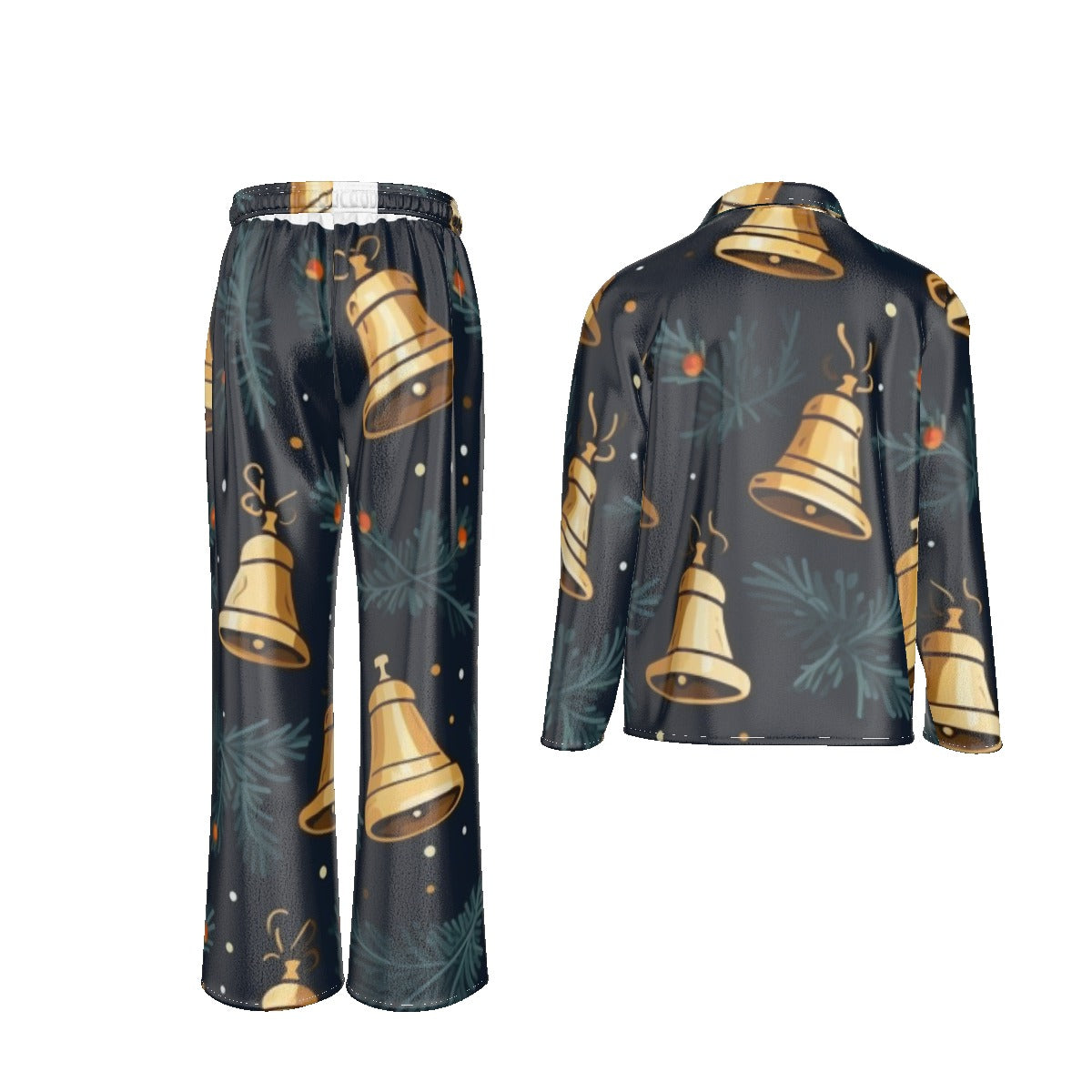 Holiday Men's Lapel Pajama Set