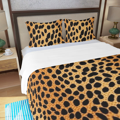 Three Piece Duvet Bedding Set Animal Print