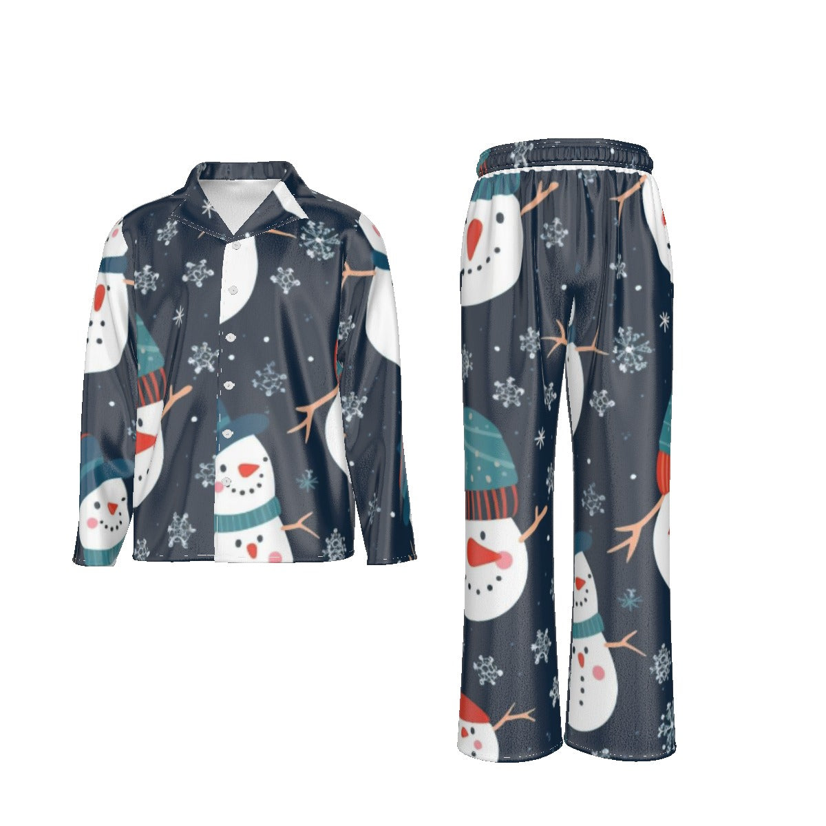 Holiday Men's Lapel Pajama Set