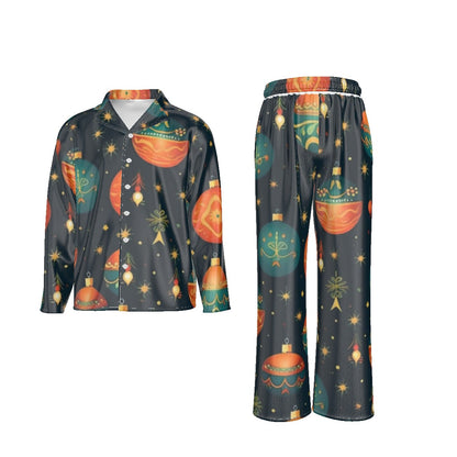 Holiday Men's Lapel Pajama Set