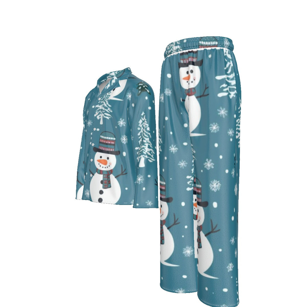 Holiday Men's Lapel Pajama Set