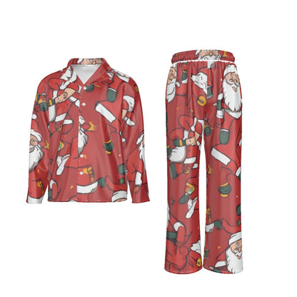 Holiday Men's Lapel Pajama Set