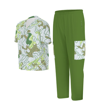 Unisex Scrub Set Birdseye Green and More