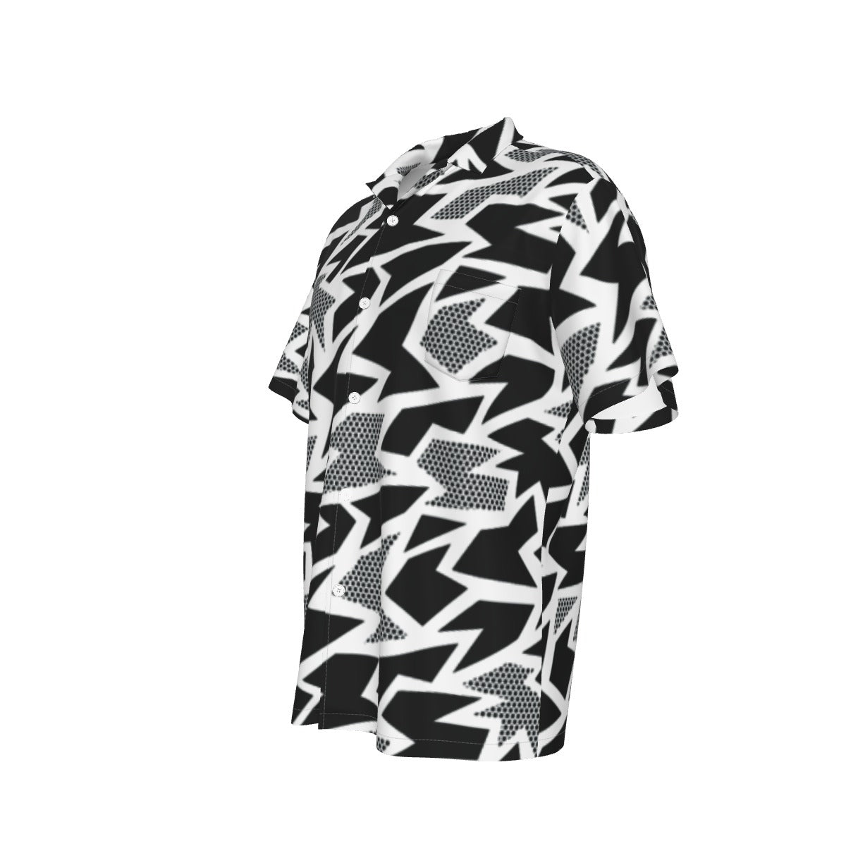 Men's Hawaiian Shirt With Pocket