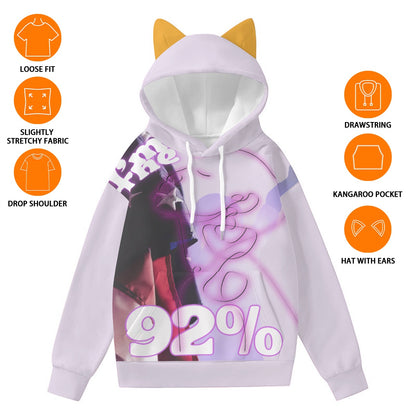 I'm the 92% Women’s Hoodie With Decorative Ears