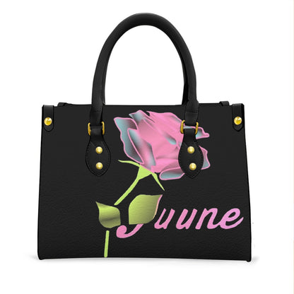 Women's Tote Bag With Black Handle