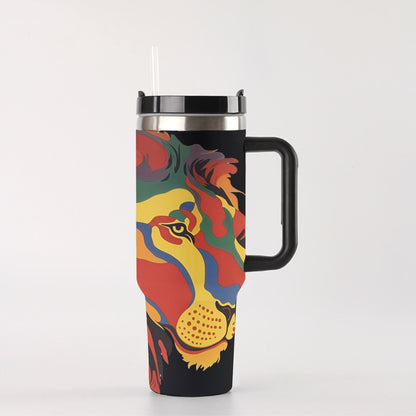 Tumbler With Handle The Lion