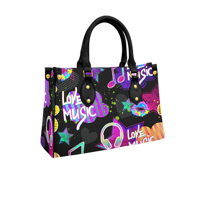 Women's Tote Bag With Black Handle