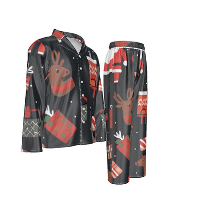 Holiday Men's Lapel Pajama Set